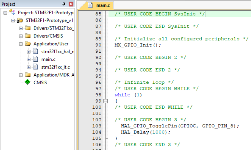 STM32F1_Flashing_LED_Code